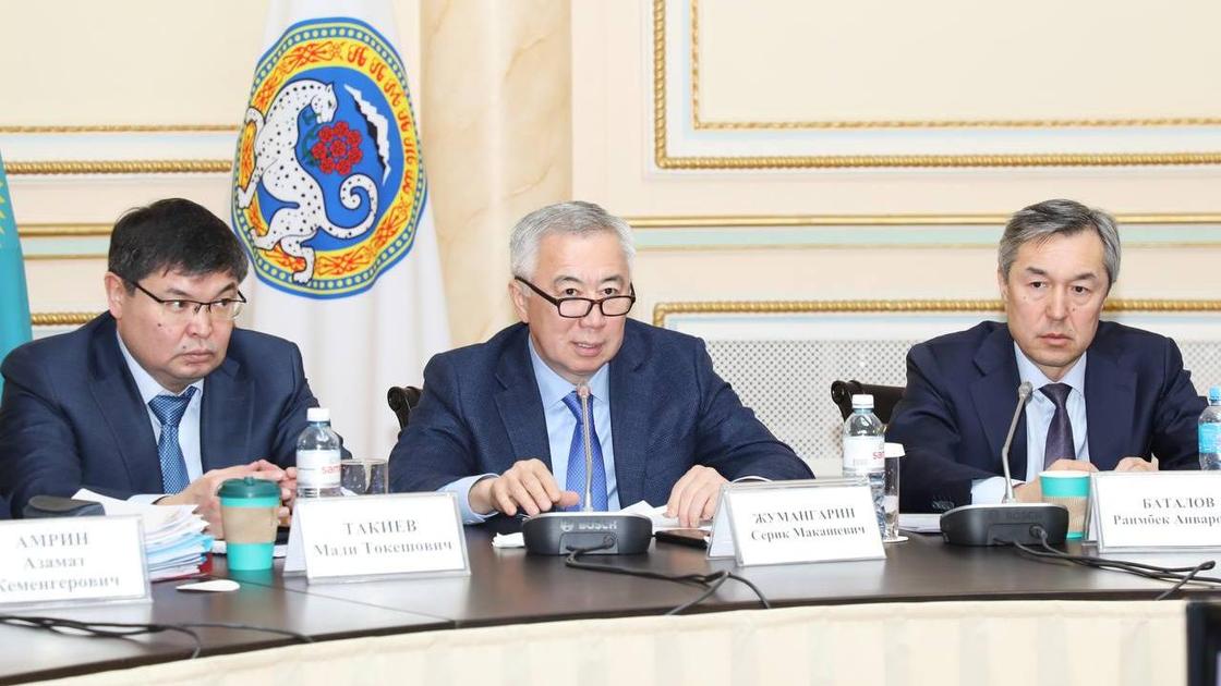 Серик Жумангарин на встрече с бизнесменами Алматы