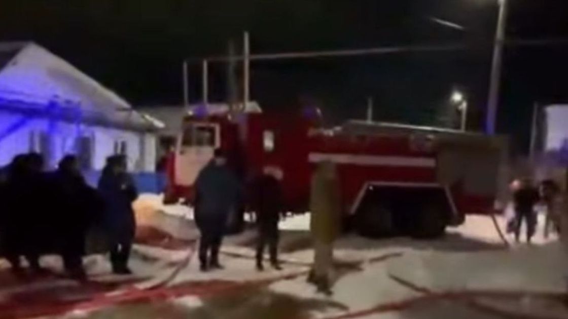 Пожар в жилом доме в Тобыле