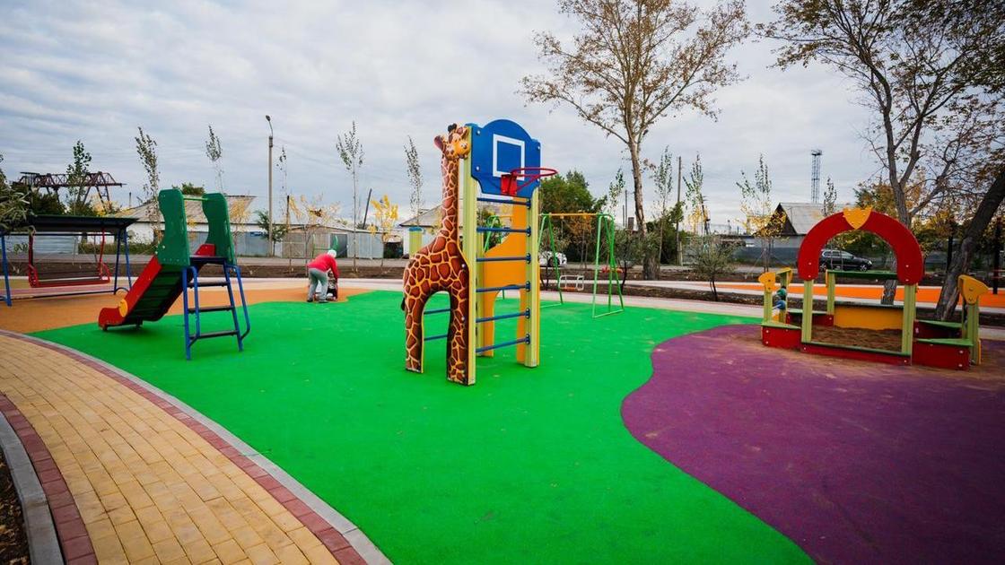 Детская площадка в Нур-Султане
