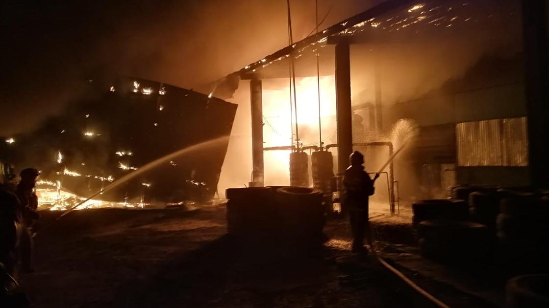 Взрыв на заводе в Талдыкоргане