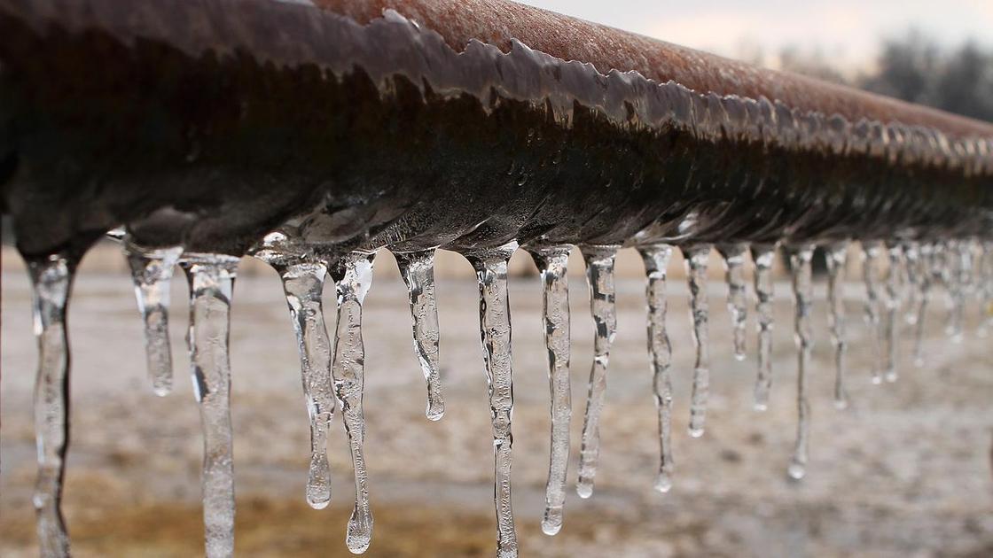 Труба замерзла