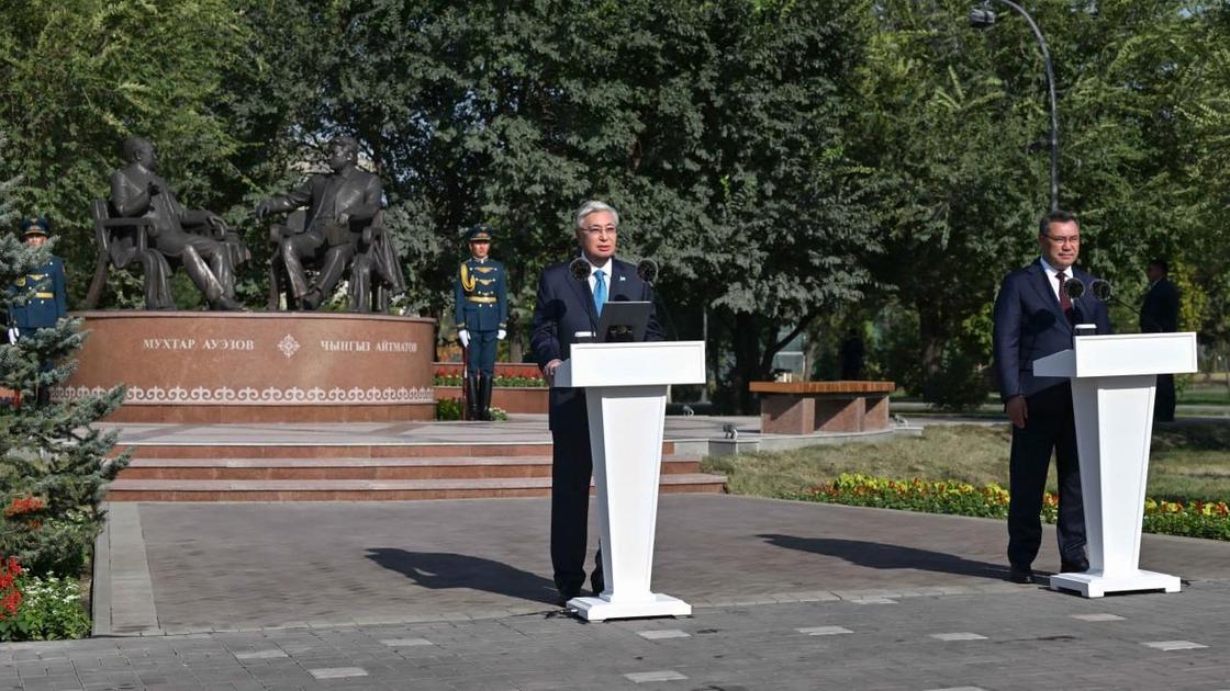 Касым-Жомарт Токаев и Садыр Жапаров