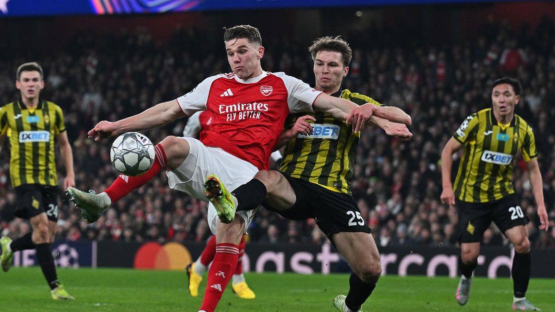 Матч "Арсенала" и "Кайрата" в ЛЧ