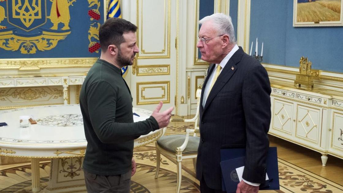 Владимир Зеленский и Кит Келлог