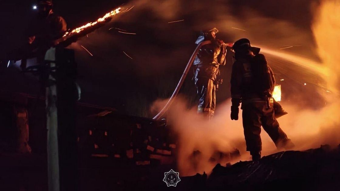 Пожар в Шахтинске