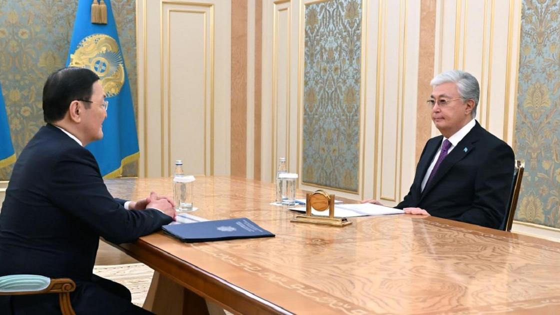 Касым-Жомарт Токаев и Берик Асылов