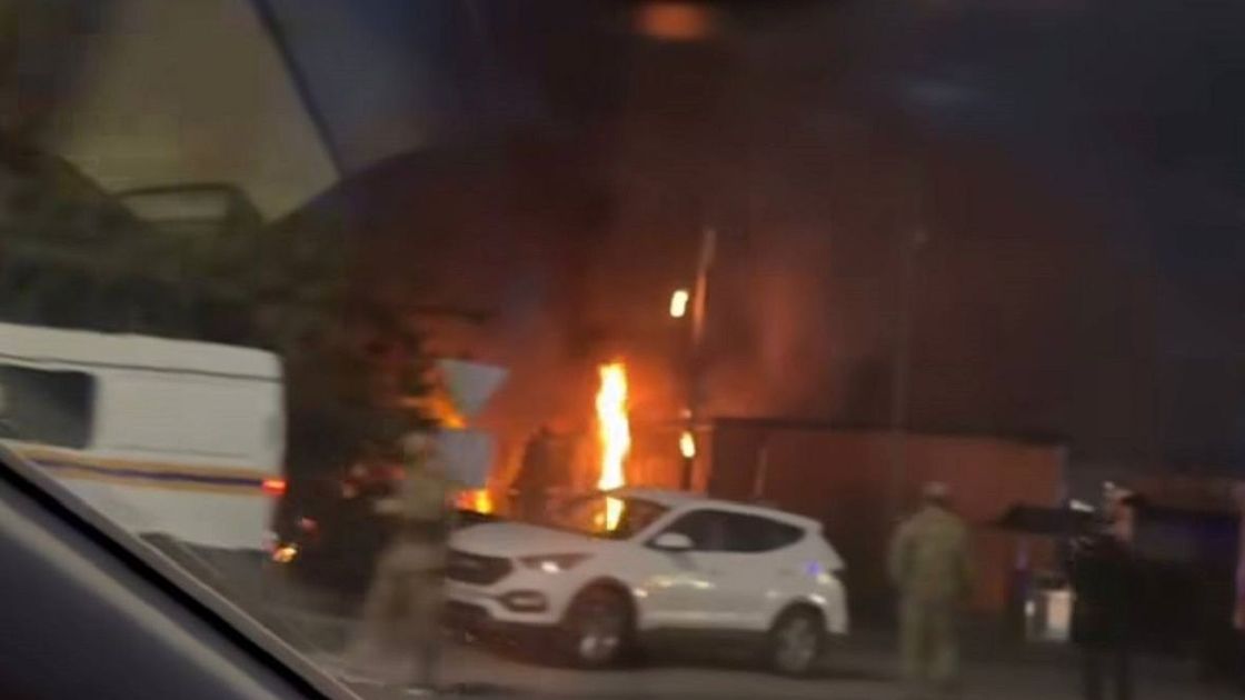 Пожар в Семее