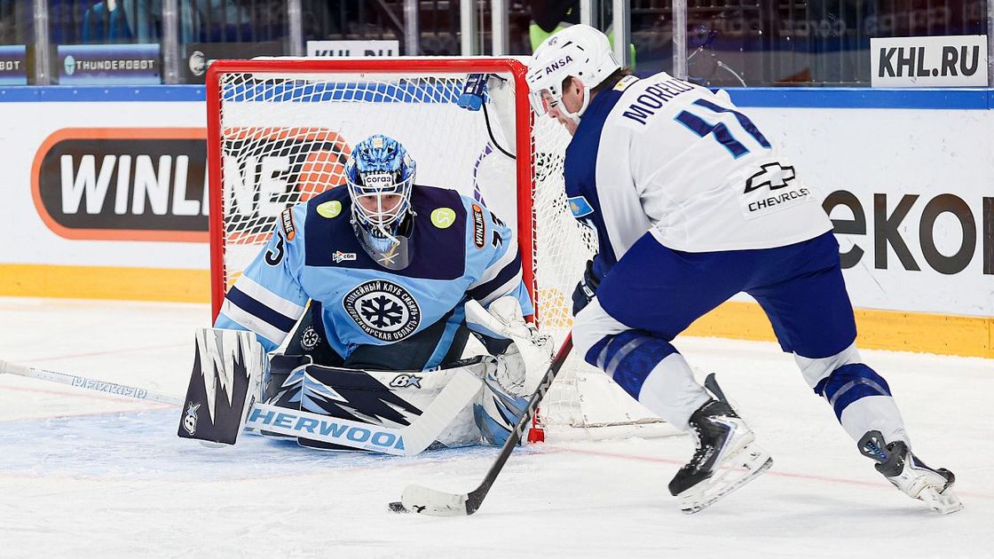 Матч "Барыс" - "Сибирь"