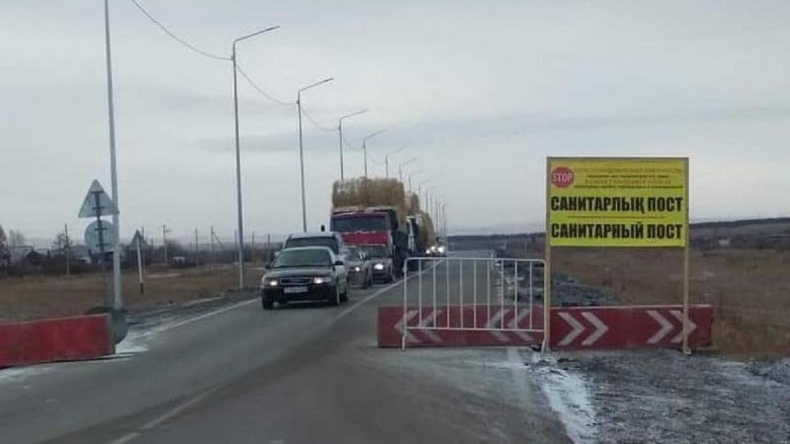 Санитарный пост на дороге Санитарный пост на дороге