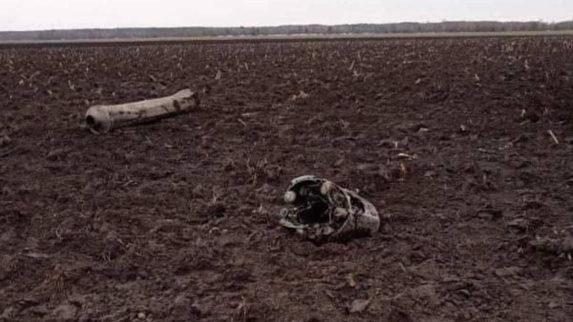 Упавшая в Беларуси ракета