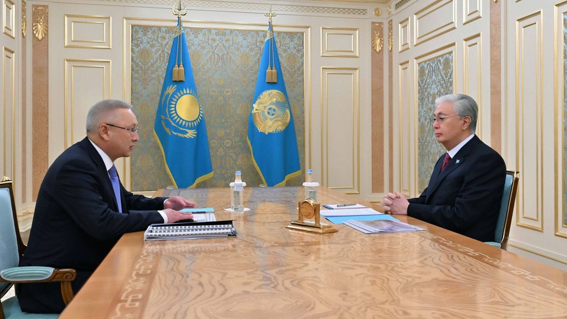 Касым-Жомарт Токаев и Бейбит Исабаев