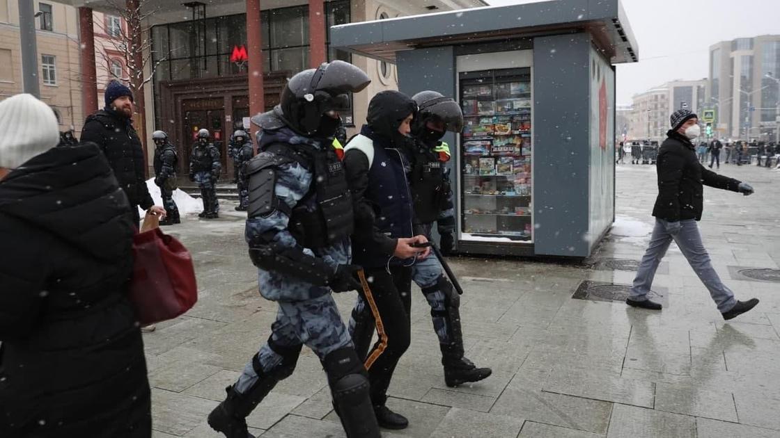Полицейские задержали мужчину в Москве