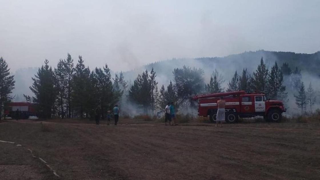 Пожары в Карагандинской области