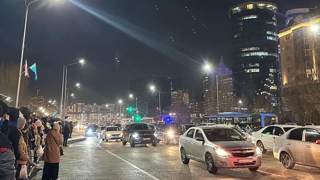 Пробки в Астане