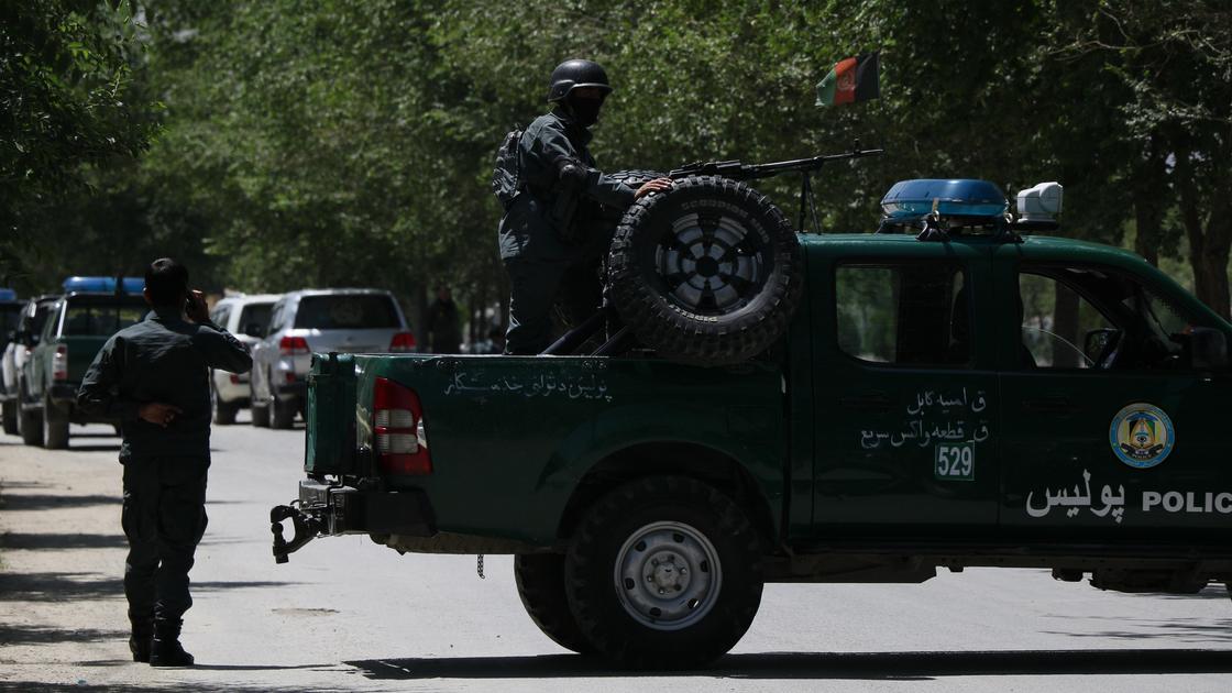 Афганские полицейские
