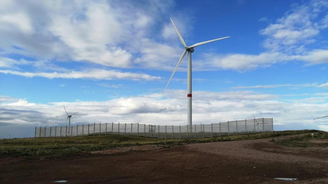 Ветровая электростанция в Акмолинской области