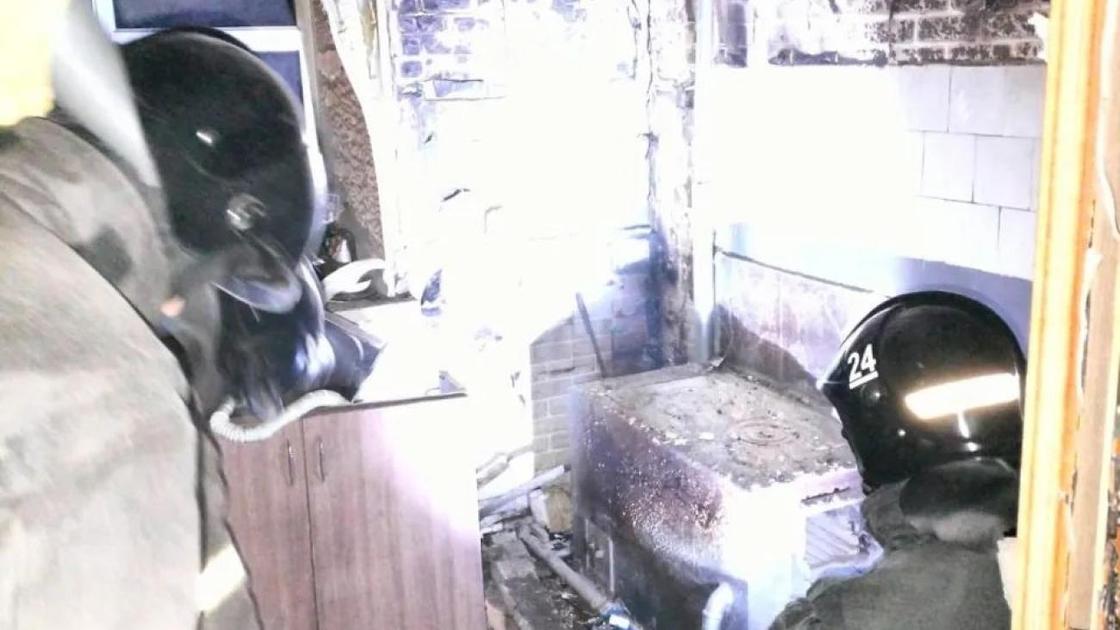 Взрыв в частном доме в Сарани