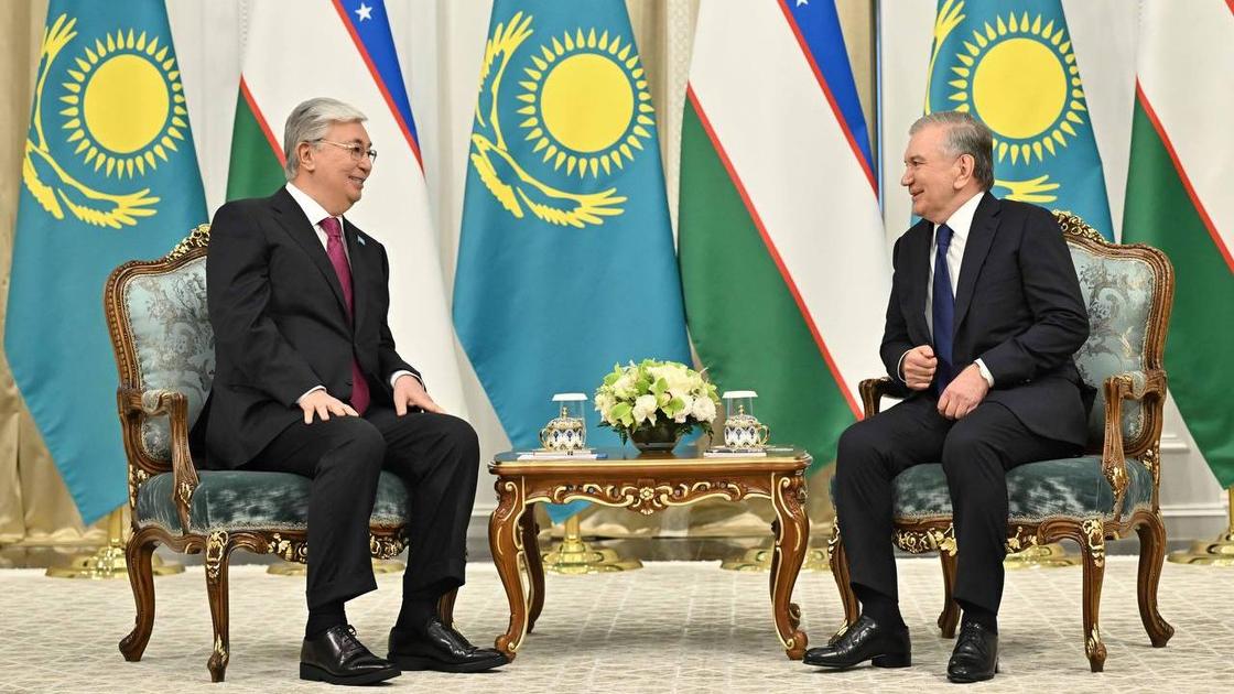 Касым-Жомарт Токаев и Шавкат Мирзиеев