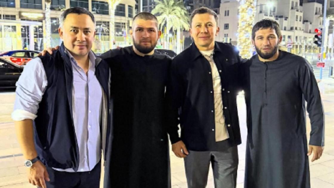 Геннадий Головкин и Хабиб Нурмагомедов