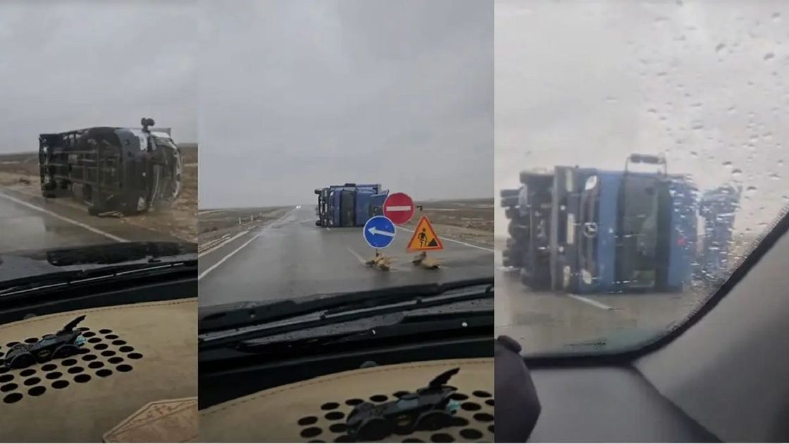 Грузовики попали в аварии