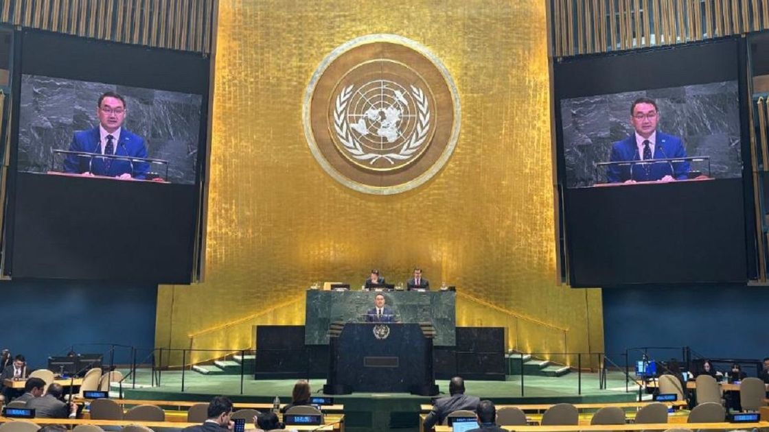 Выступление Ержана Ашикбаева в ООН
