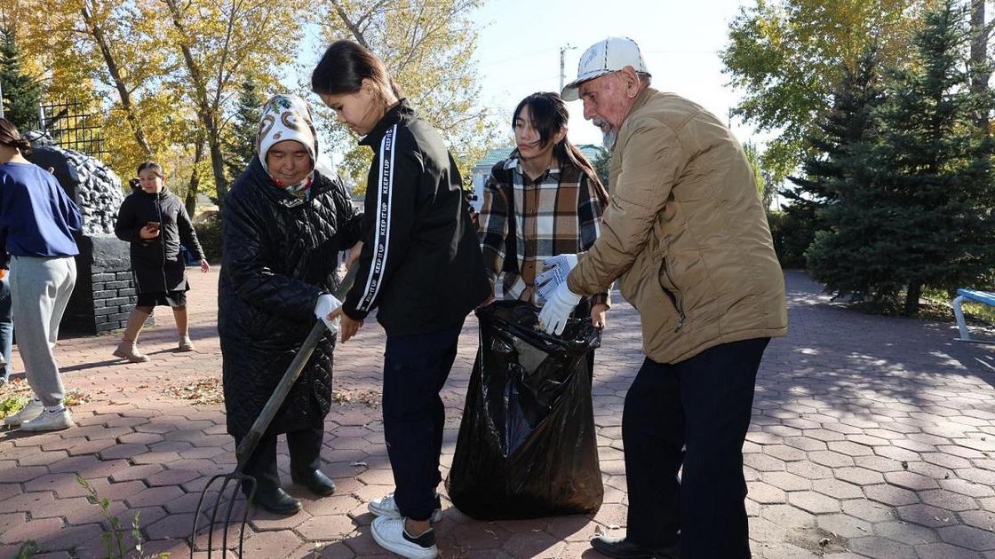 Уборка в Костанайской области