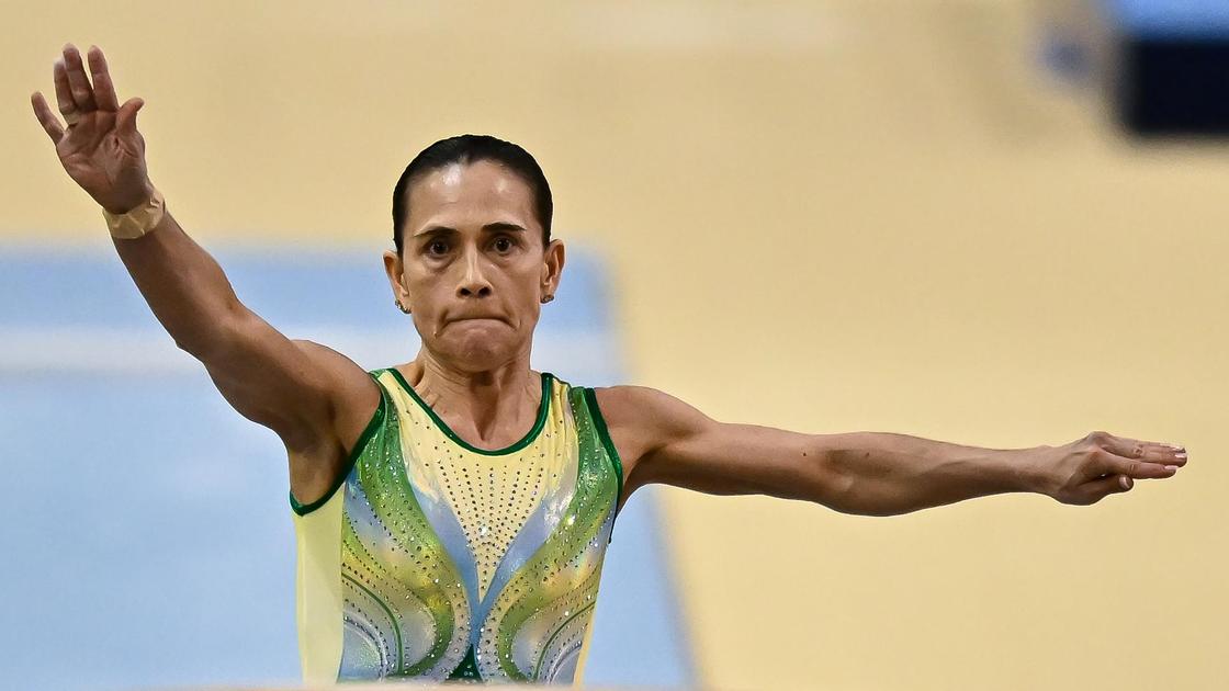 Узбекистанская гимнастка Оксана Чусовитина