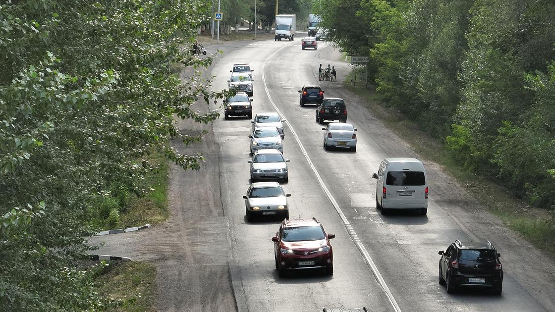 Трасса в Алматинской области