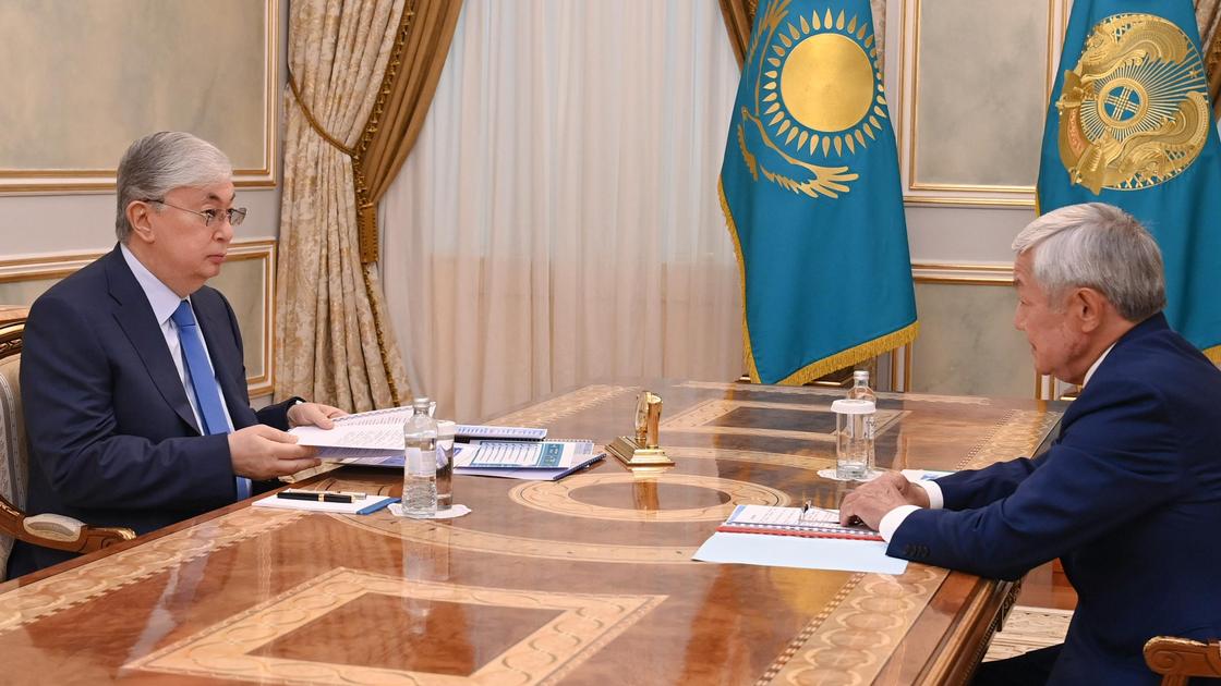 Касым-Жомарт Токаев и Бердибек Сапарбаев