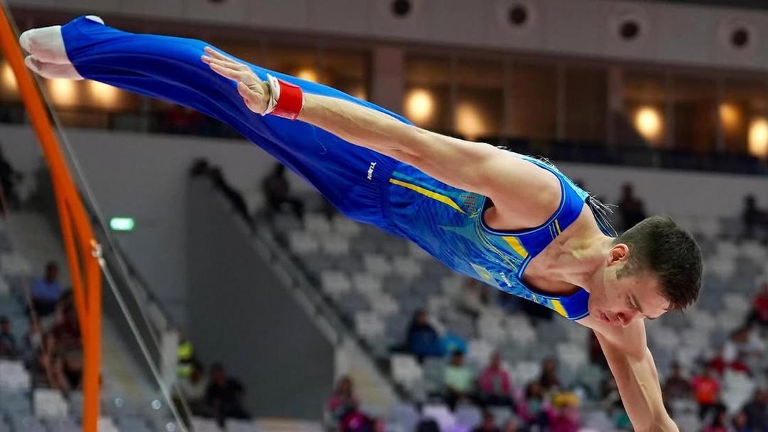 Казахстанский гимнаст Нариман Курбанов