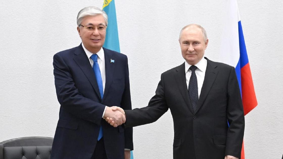 Қасым-Жомарт Тоқаев және Владимир Путин