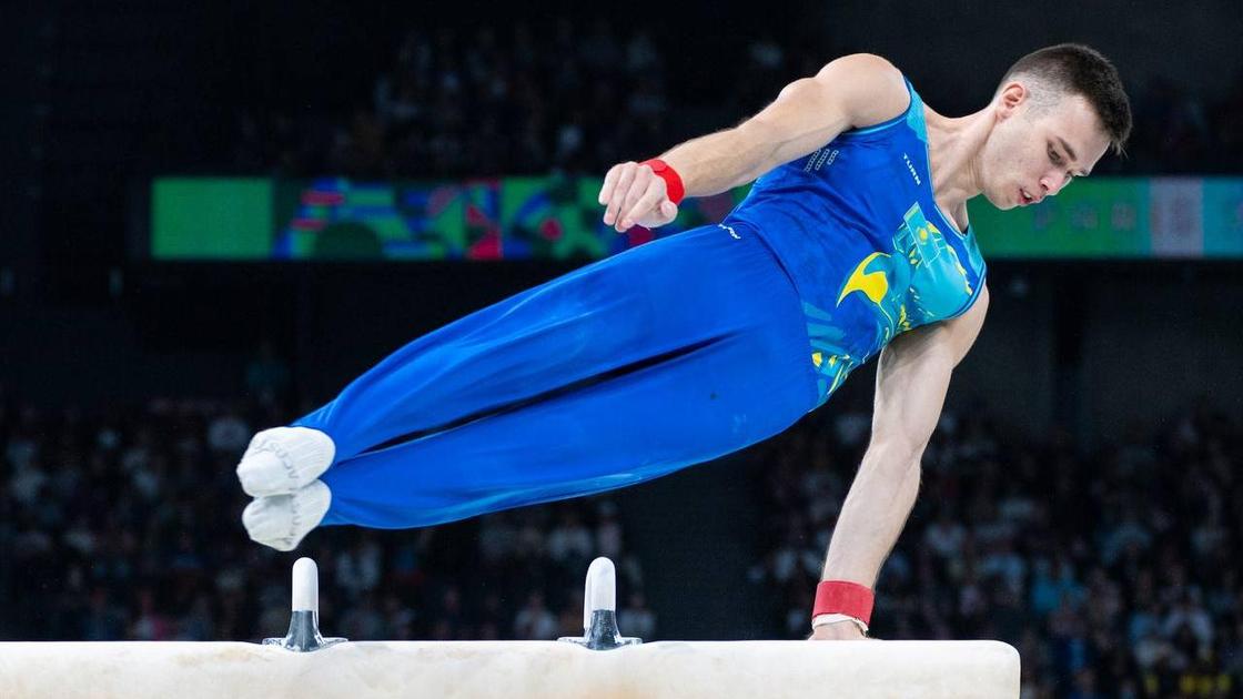 Казахстанский гимнаст Нариман Курбанов