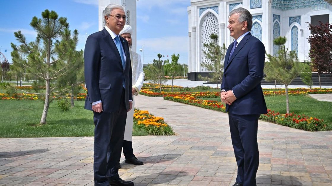Касым-Жомарт Токаев и Шавкат Мирзиёев