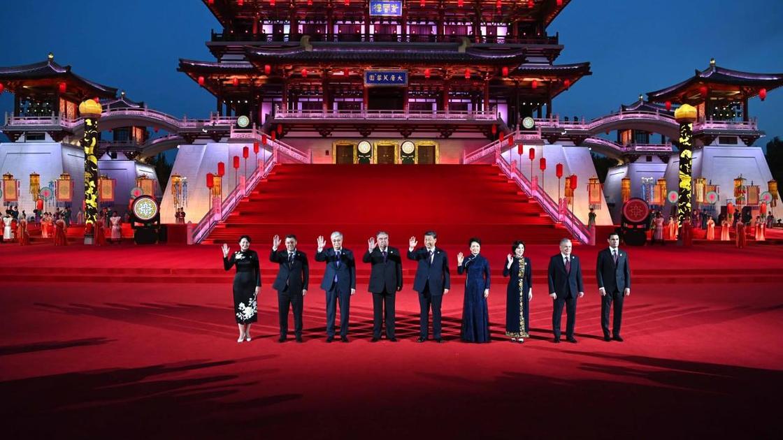 Участники саммита "Центральная Азия – Китай"