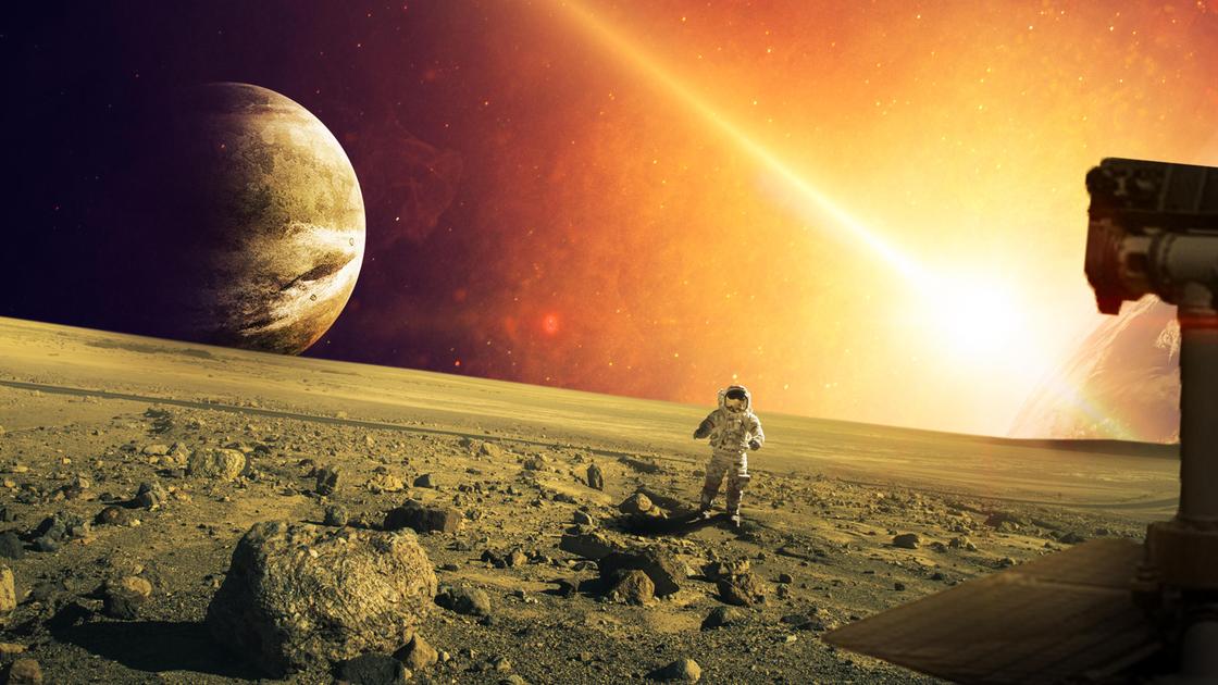 Космонавт на планете Космонавт на планете