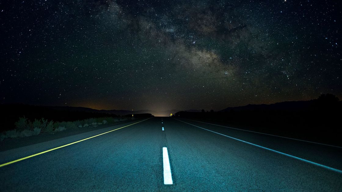 Дорога ночью
