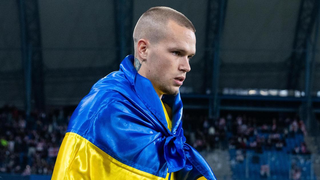 Украинский футболист Михаил Мудрик