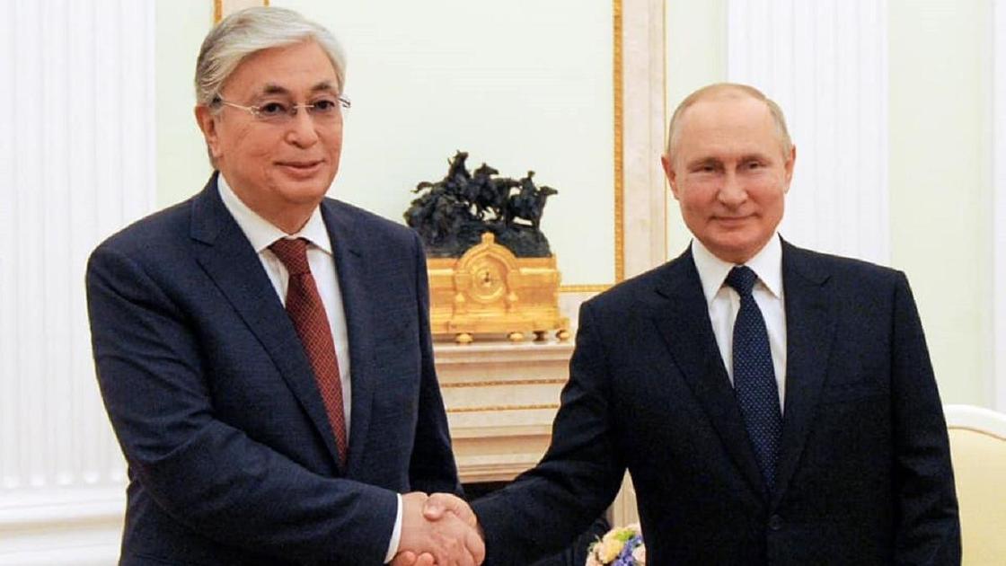 Встреча Токаева и Путина