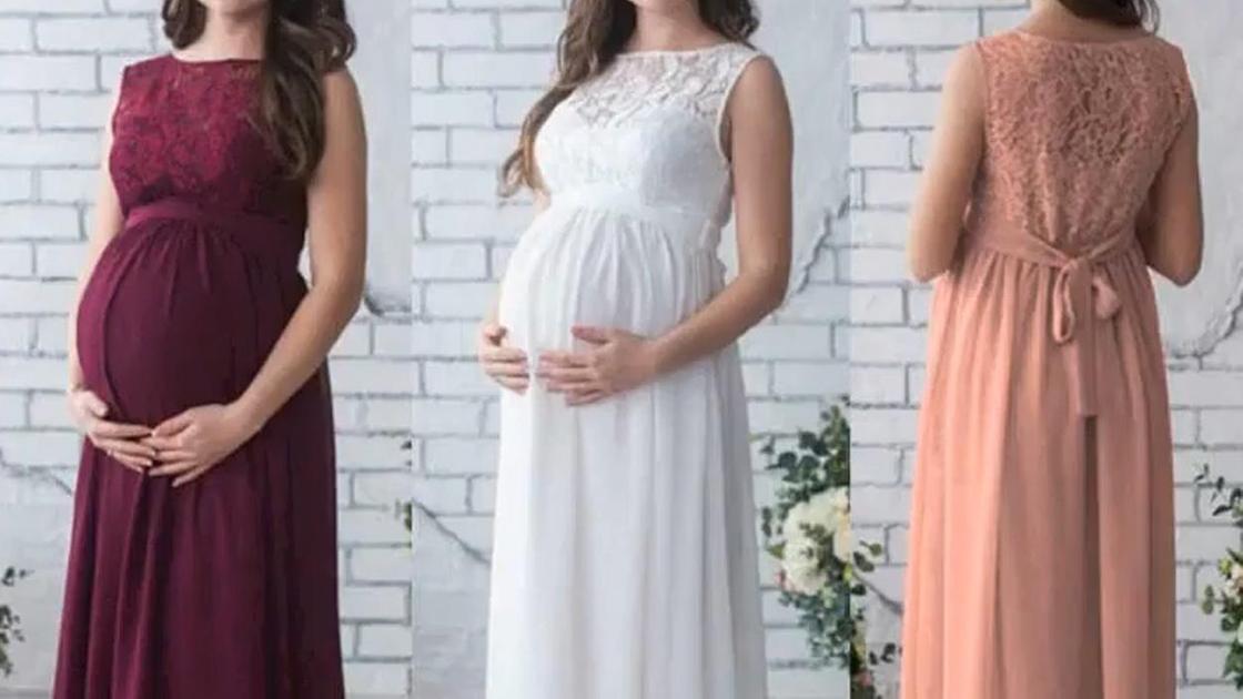 Нарядные и вечерние платья для беременных