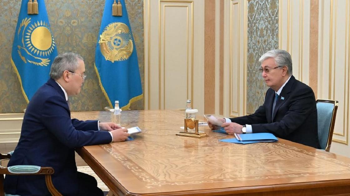 Касым-Жомарт Токаев и Жанат Элиманов