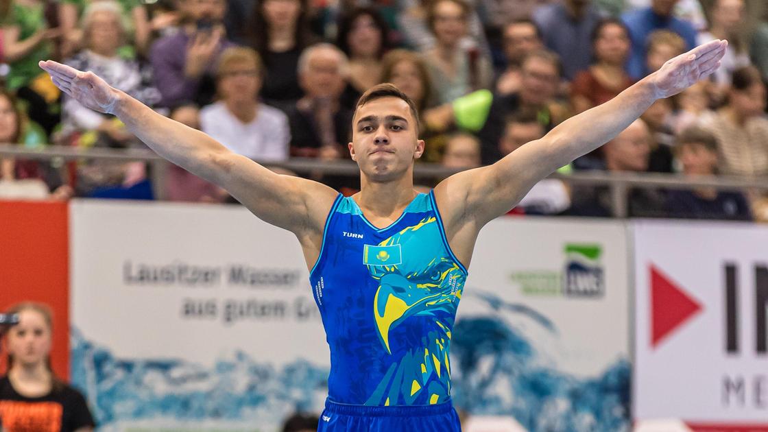 Казахстанский гимнаст Милад Карими