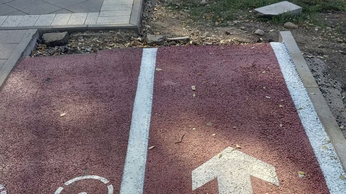 Велодорожка в Алматы