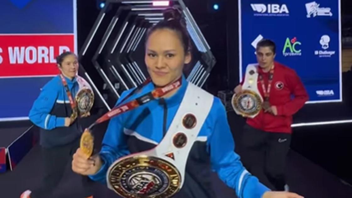 Танец казахстанских спортсменок