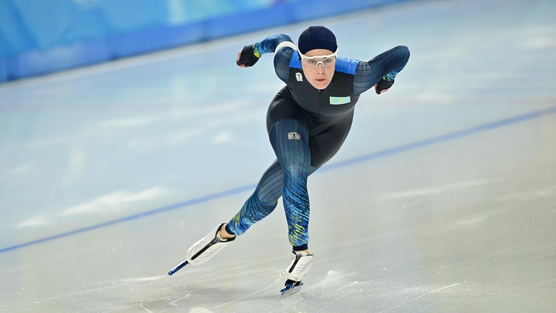 Казахстанская конькобежка Кристина Силаева