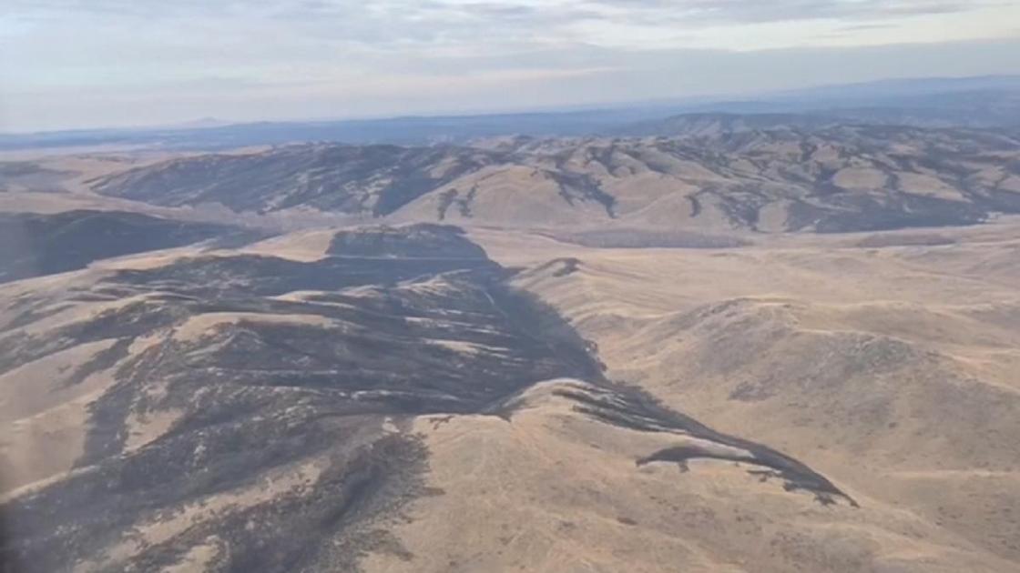 Пожар в Карагандинской области