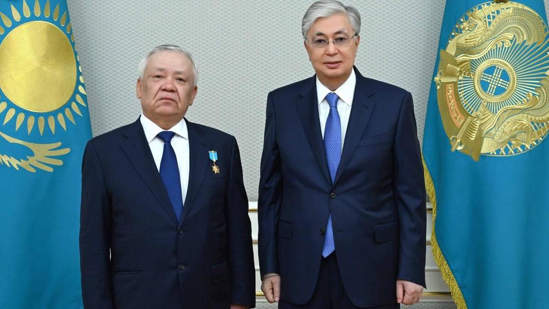 Президент и Бакытжан Ертаев