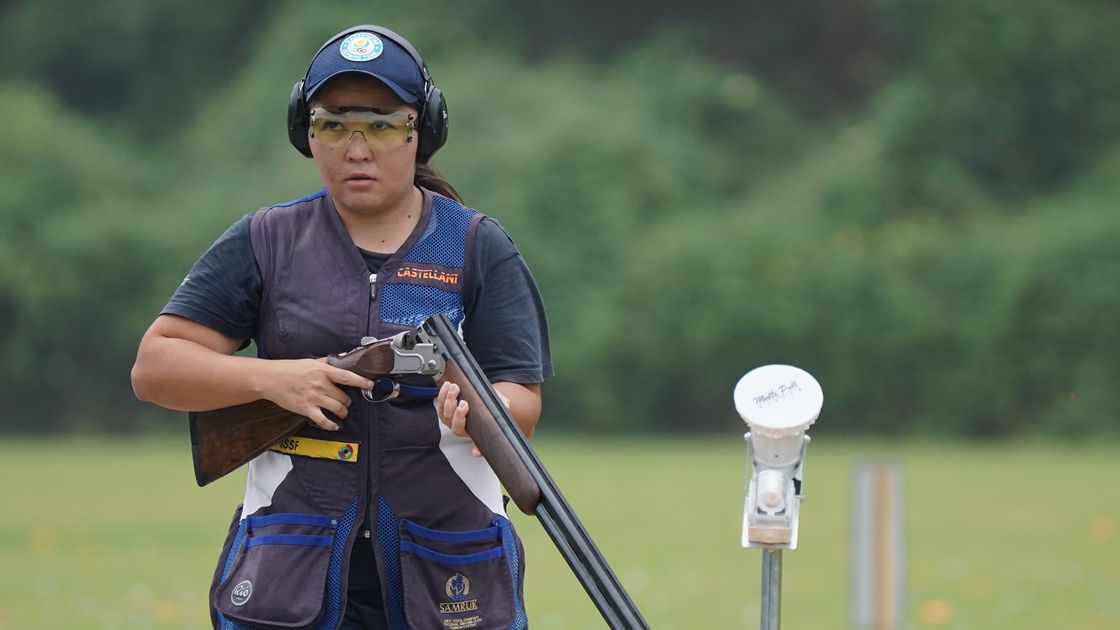 Казахстанский стрелок Асем Орынбай