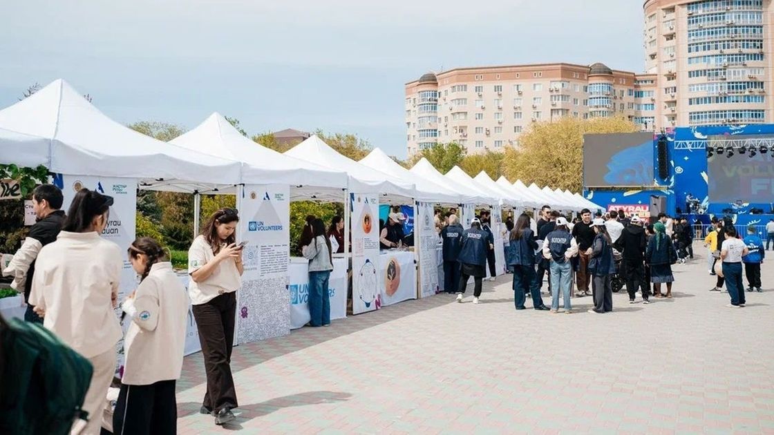 Атыраудағы еріктілер фестивалі