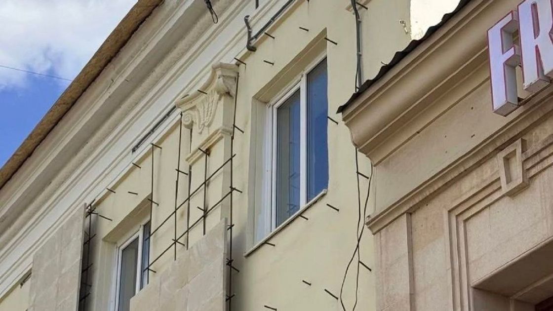Ремонт фасада здания
