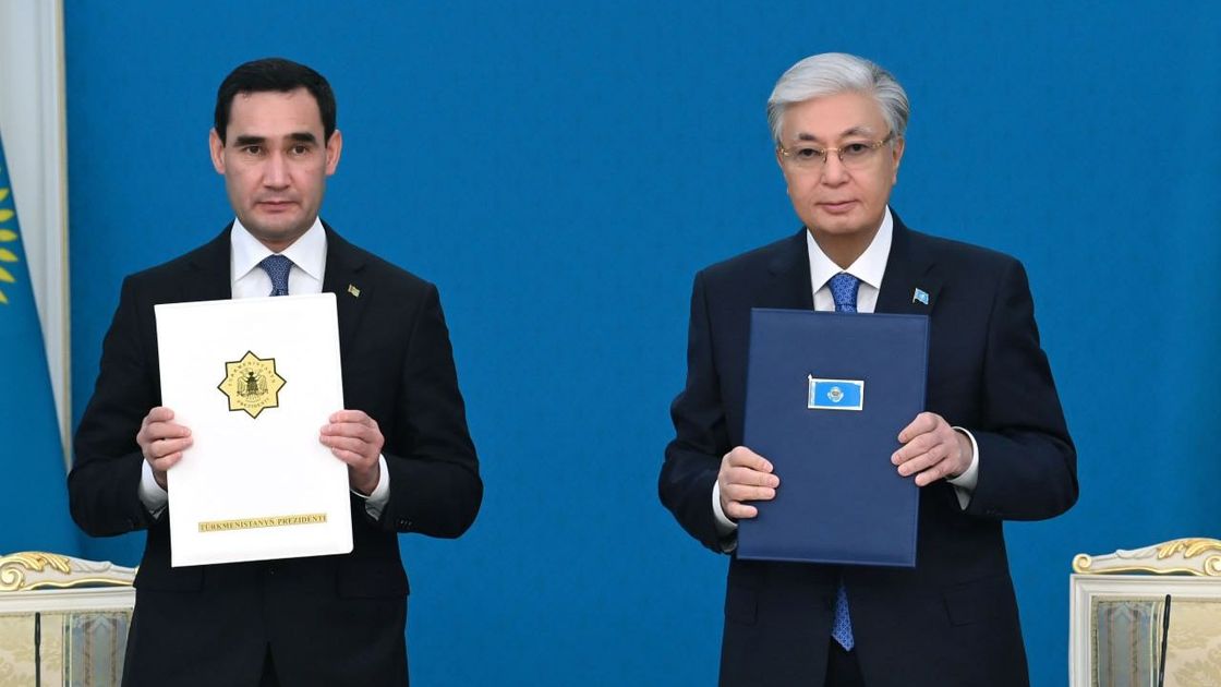 Касым-Жомарт Токаев и Сердар Бердымухамедов